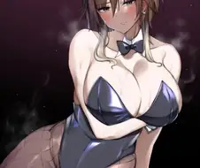 @) 끈~적 한 바니걸 미코토