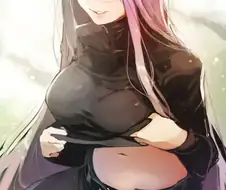 뱃살 보여주는 여자.manga