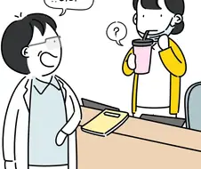 마스크 착용시 인사고과 감점한다는 병원장.manga