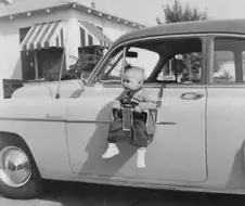 1950년대 미국에서 사용된 베이비 시트