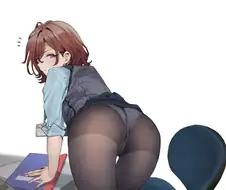 @) 노출증에 걸린 여자 회사원