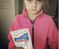 아이패드를 선물받은 딸