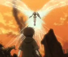 [더블오 건담]겹쳐보이는 두 장면