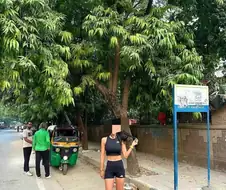 인도에 간 러닝크루 처자