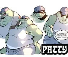 호탕할거 같은 악어누나 한장