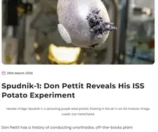 국제 우주 정거장 내에 존재하는 괴 물체