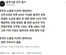 노동자를 위한 노동법이 엄격하고 수준급인 중국.jpg