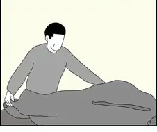 유난히도 두꺼운 이불을 좋아하던 엄마.manhwa