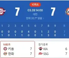 크보) 아니 개막전부터??