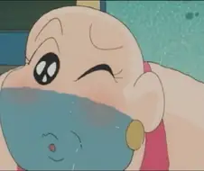[짱구는못말려]윙크하는 대머리