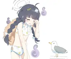 블루아카)미유와 갈매기.manwha