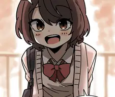 가끔씩 이유없이 좋아한다고 말하는 여자 만화