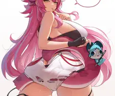 버튜버)정의로운 허벅지 보여주는 라오라.manga