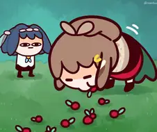 버튜버)베리먹는 무메이 만화