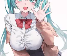 교복 입은 하츠네 미쿠