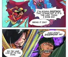 원피스) 밀짚모자 해적단 vs 크로스길드