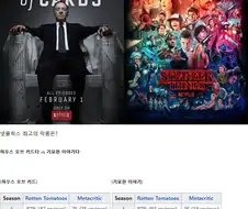 넷플릭스 최고의 작품은?