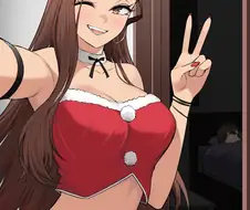 [이마이즈미]산타 복장을 하다
