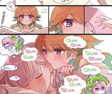 [레즈주의] 잠 깨우는 만화