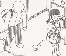 가방에서 떨어진 둥근......manwha