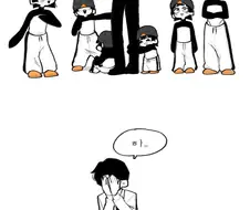 팽귄 가족 만나는.manga
