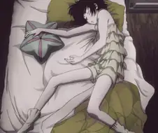 꿀잠 자는 아카네의 모습.gif