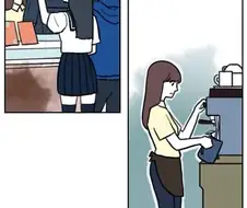 카페에서 알바하는 만화