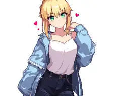 Fate)AI)귀여운 도트 청밥