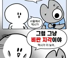 서울과 지방의 택시 문화 차이.mànwha