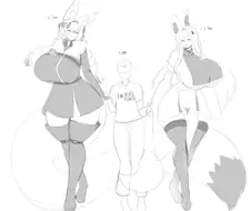 거대 여우 수인들과 데이트.jpg
