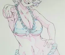 복근 있는 거유 여고생.manga