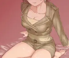 @,ㅎㅂ) 화이트 초콜릿을 흘린 마도카