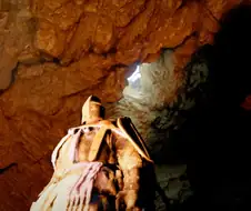 붉은사막)우물에 떨어졌는데 갇힘...