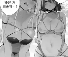 ㅎㅂ주의) 비키니 누나들이 쇼타에게 좋은일 해주는 만화