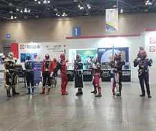 AGF)오 파워레인저들 단체샷이다