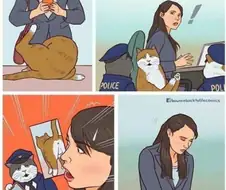 몰카 촬영으로 잡혀가는 만화.manwha