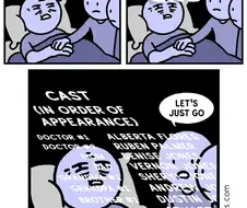 어느 노인의 사망.Comic