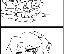근육여친한테 고양이 코스튬 부탁하는 만화!!!.manwha