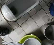 화장실 왔는데 물 어떻게 내림???