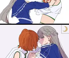 프리렌) 모범적인 백합 관계