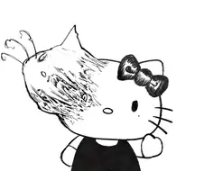 가장 안 어울릴 거 같은 거와 콜라보하는 헬로 키티