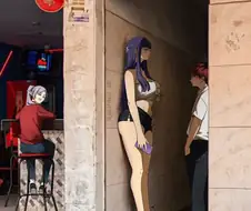 하기전에 못나가는 골목