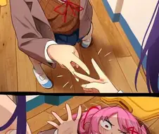 DDLC) 유리와의 묵찌빠로 레즈비언 사인을 내버린 나츠키