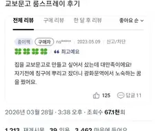 교보문고 룸스프레이 후기