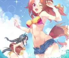 [말딸] 수영복 미실장 캐릭터들