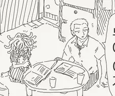 온몸의 털이 뱀으로 되어있는 메두사.manhwa