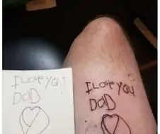 고객이 원하는 그대로 그려준 문신사 ㄹㅇ ㅋㅋㅋ