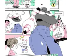 19) 미아가 된 여자아이를 달래주는 만화.