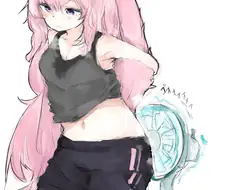 버튜버) 엉덩이 습기찬 코요리