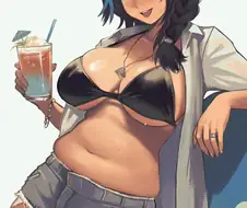 사실 복근보다능 뱃살이 훨씬 인간적이고 여성스러움